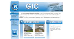 Desktop Screenshot of gic-immobilier.fr